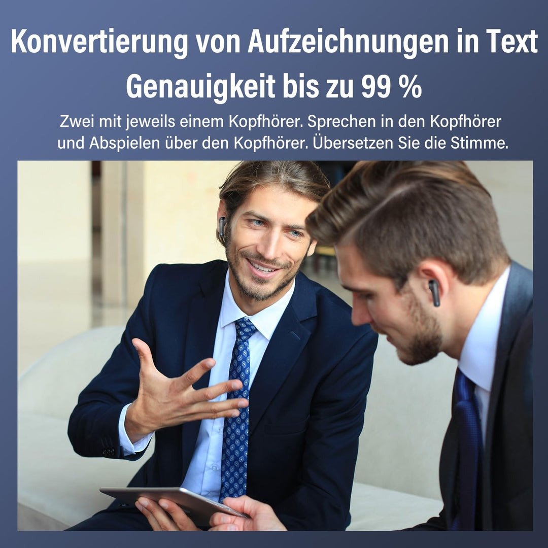 AI Translator Earbuds H69 – pametne brezžične slušalke s prevajalnikom (135 jezikov)