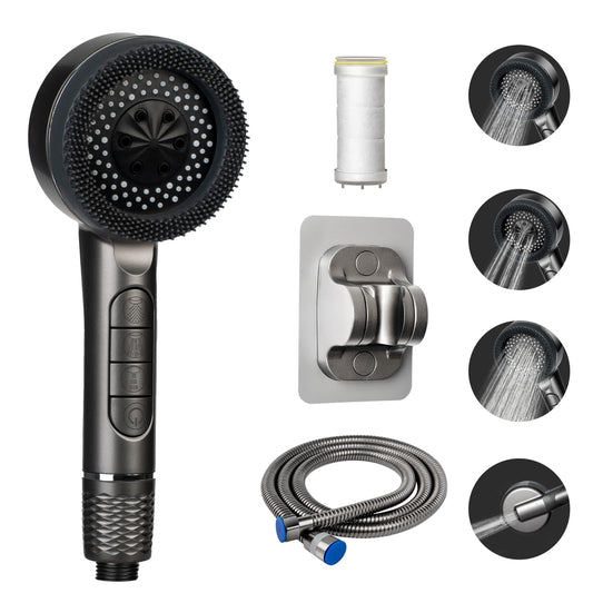 🚿Komplet EcoSmart prha s filtrom, 150cm cev, nosilec