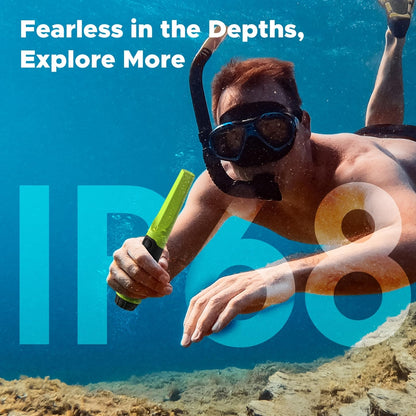 HAZLEWOLKE vodoodporni pinpoint detektor kovin IP68