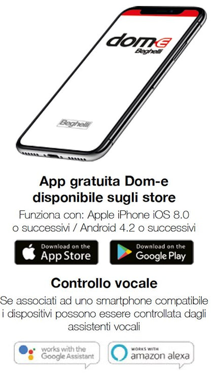 Beghelli Dom-e notranja Wi-Fi kamera Full HD 1080p