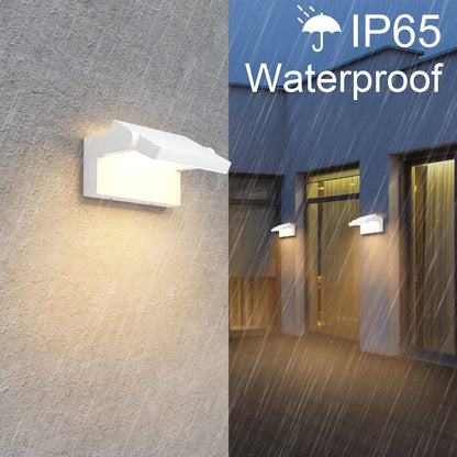 Kligh­ten 24W zunanja LED stenska svetilka, bela (IP65, 3000K)
