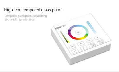 MiBoxer Stenski upravljalnik Mi-Light FUT-B0 – pametni RGB/RGBW/RGB+CCT krmilnik za LED trakove (1-cona)