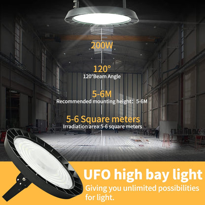 Industrijska LED svetilka Jefedana 300W – 30000LM, IP65, hladno bela (6500K)