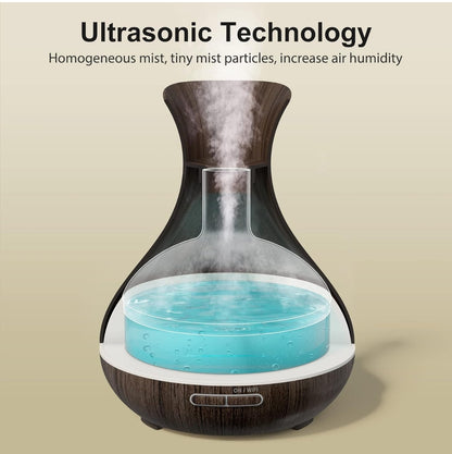 Aroma difuzor Maxcio – 400 ml, WiFi pametni nadzor, Alexa/Google Assistant