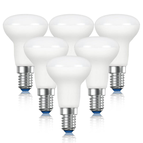 Komplet 6 LED sijalk EXTRASTAR R50, hladno bela 6500K, E14, 6W