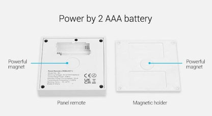 MiBoxer Stenski upravljalnik Mi-Light FUT-B0 – pametni RGB/RGBW/RGB+CCT krmilnik za LED trakove (1-cona)