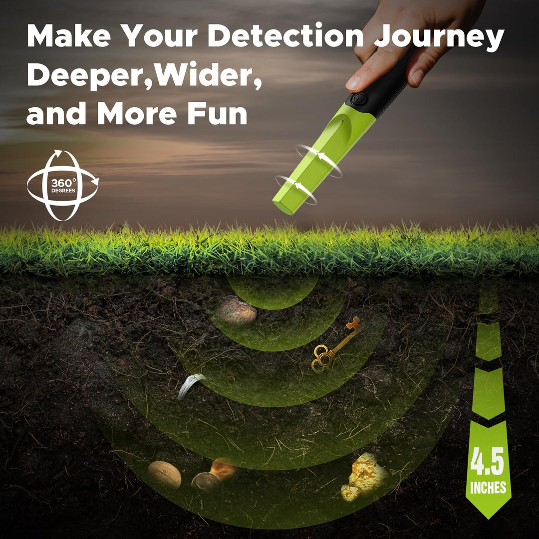 HAZLEWOLKE vodoodporni pinpoint detektor kovin IP68