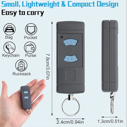 2x daljinec za garažna vrata Hormann 868 MHz (modri gumbi)