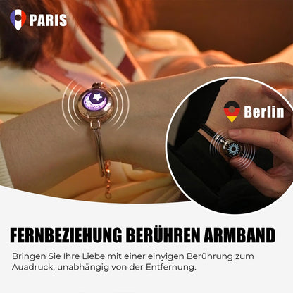 💞 TOTWOO pametni zapestnici za pare – povezani na daljavo prek dotika in Bluetootha (komplet 2 kosov)