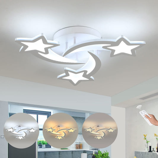 ⭐ LED stropna luč zvezdni motiv – 30W, z daljincem
