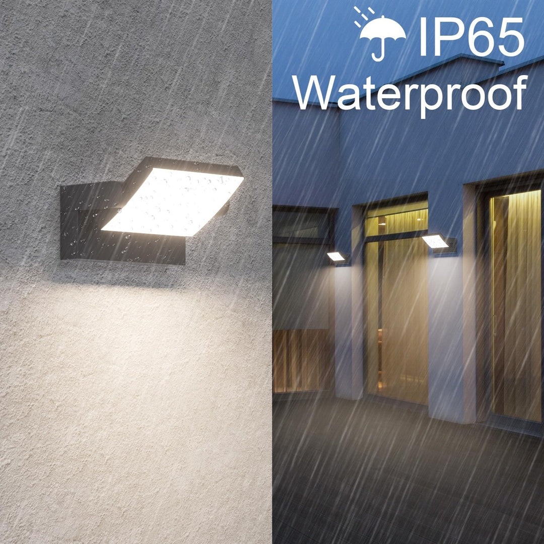Kligh­ten 24W zunanja LED stenska svetilka, antracit (IP65, 4000K)