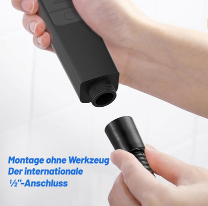 🚿 Shower handle with 8 functions and 150 cm metal hose