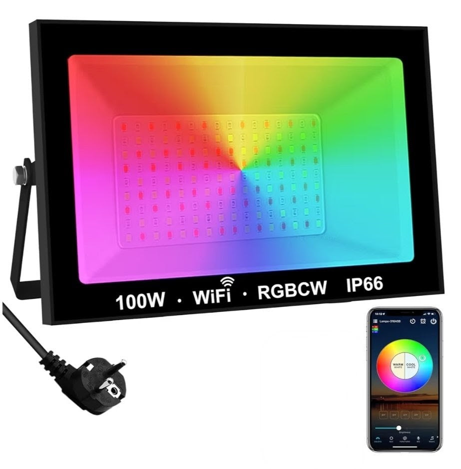 Pametni LED reflektor 100W WiFi RGBCW - Neoriginalna embalaža
