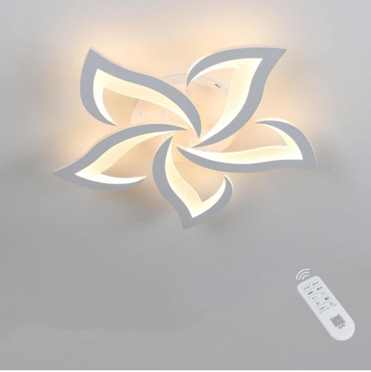 💡 LED stropna svetilka Lotus Design 40W – daljinec + aplikacija na telefonu
