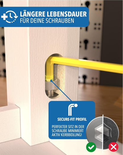 Komplet imbus ključev STONE REEF – 13 delni barvni set (1,27–10 mm)