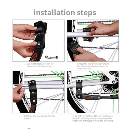 🚲 Adjustable bike stand (24-28") - aluminum, non-slip, universal