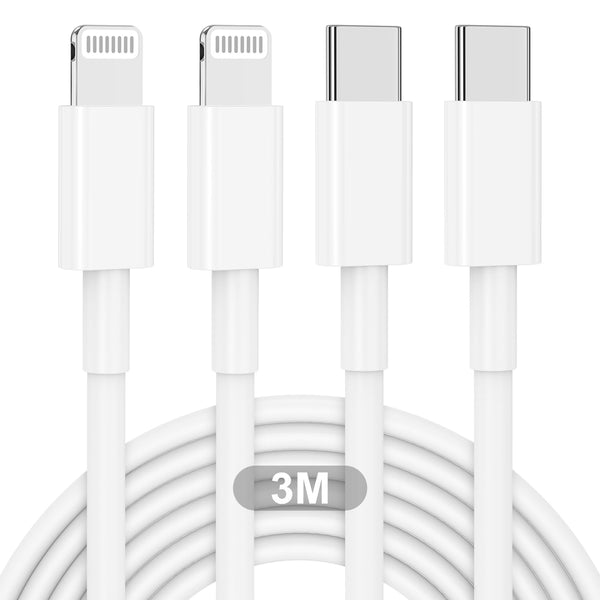 Apple Certified USB-C → Lightning kabel (2 kosa, dolžina 3 m)