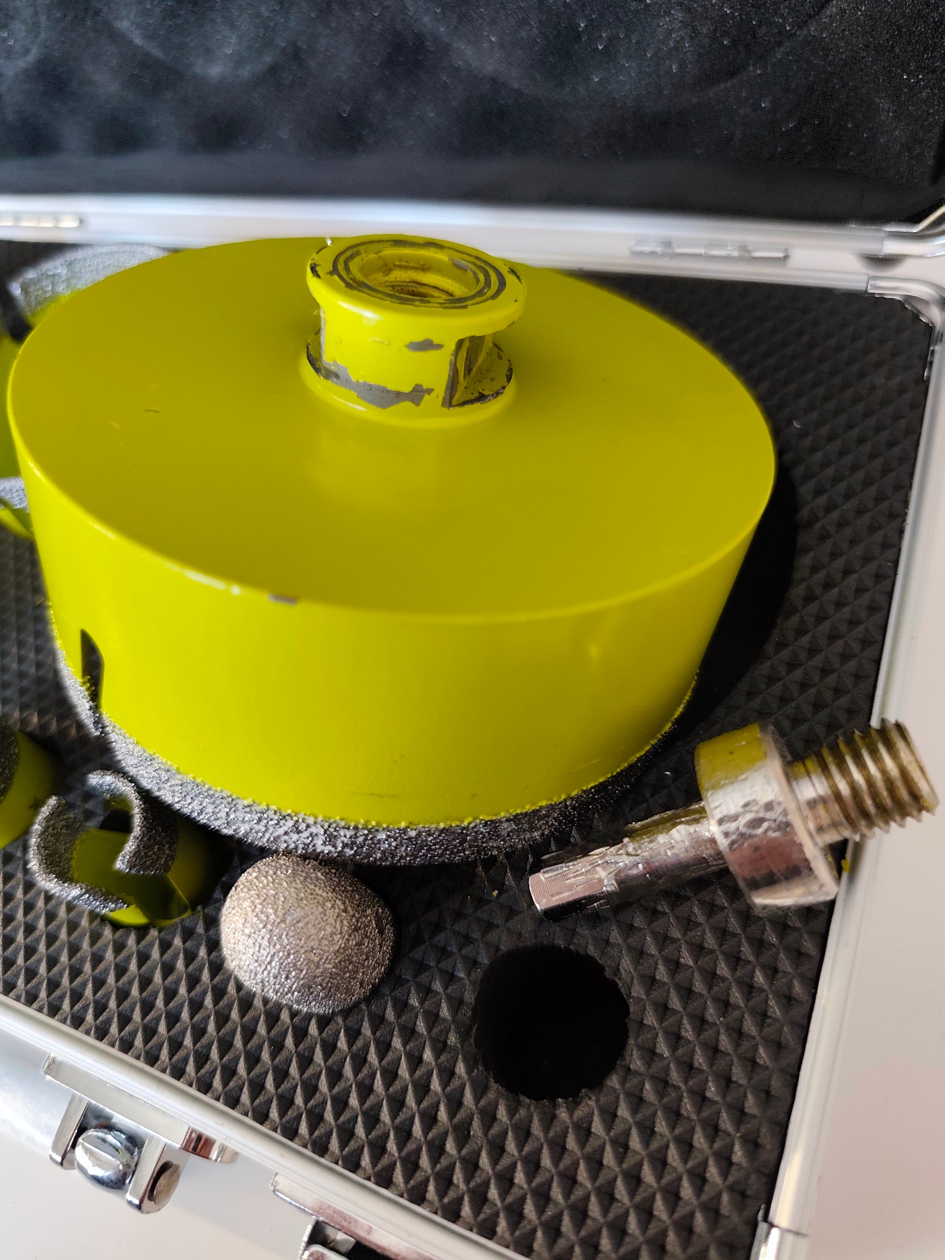 SANLEETEK 9-delni set profesionalnih diamantnih kron in svedrov – M14 - (NOVO - sveder popraskan - BERI OPIS+slika) - naklikaj.si