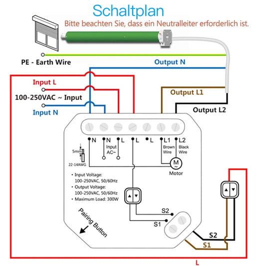 🪟 LoraTap WiFi pametno vgradno modul stikalo – komplet 3×