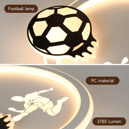 💡 EASY EAGLE LED stropna svetilka – Nogometni dizajn
