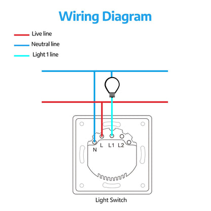 Pametno WiFi stikalo na dotik za luči CurrySmarter, Wifi, App - naklikaj.si