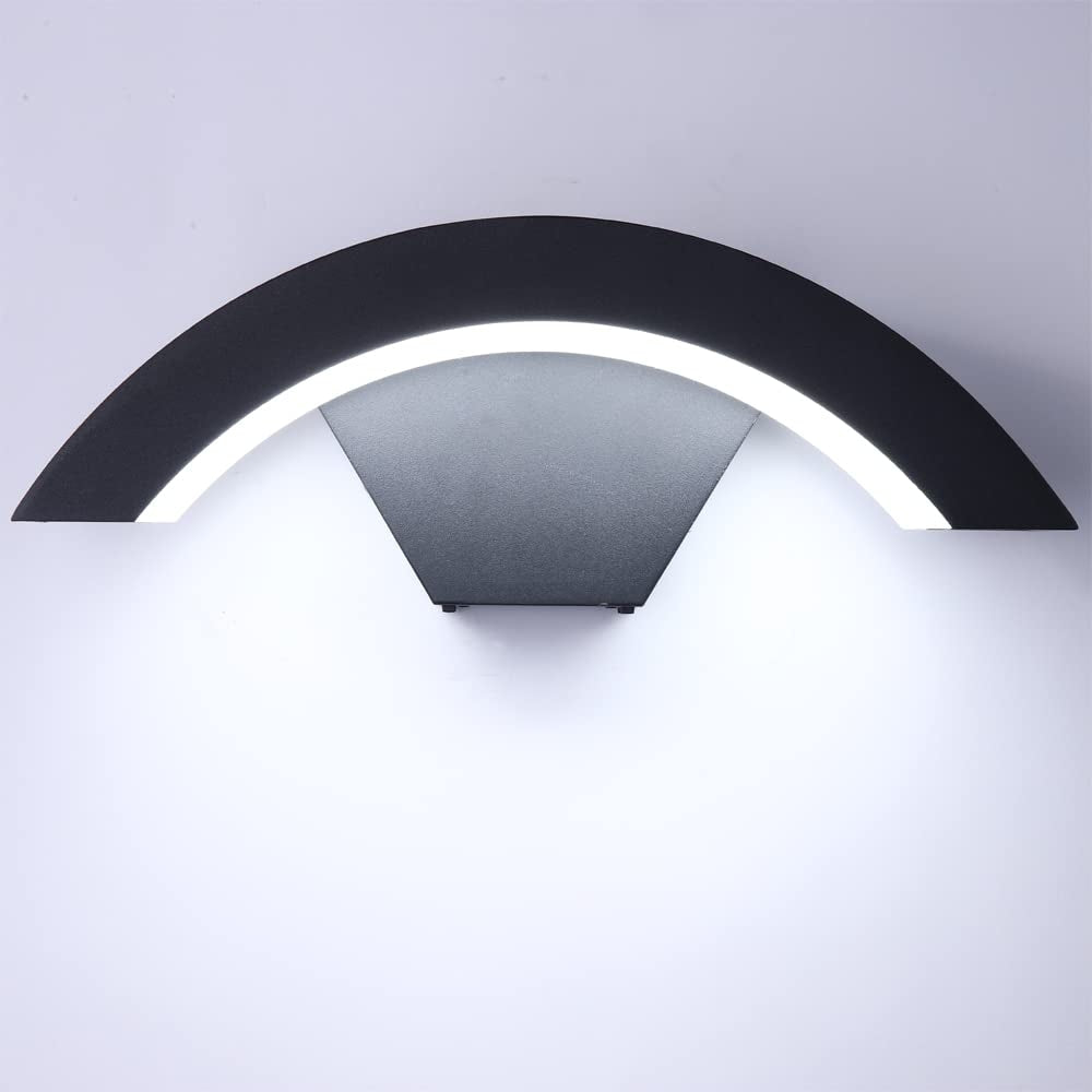 💡 ZIKEY 12W LED zunanja stenska svetilka – IP65, hladno bela (6000K)