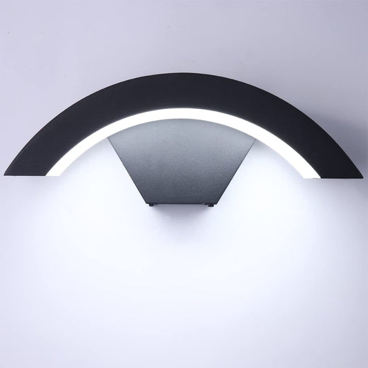 💡 ZIKEY 12W LED zunanja stenska svetilka – IP65, hladno bela (6000K)