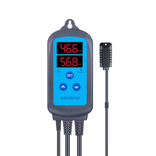 💧 Inkbird IHC-200 digitalni higrostat – regulator vlage z dvojnim relejem