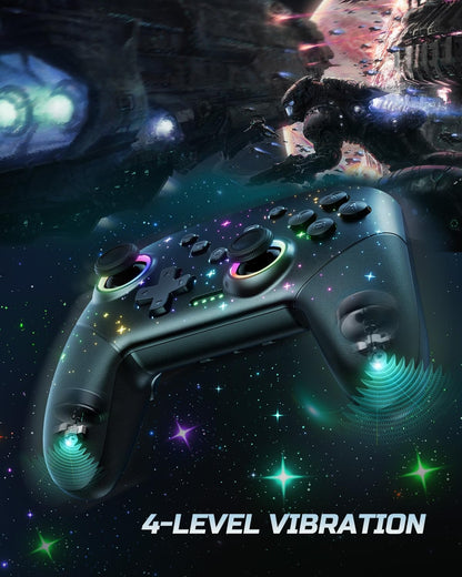 VOYEE brezžični igralni kontroler – RGB osvetlitev, 1000mah