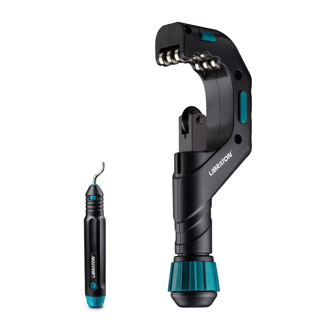 LIBRATON rezalnik cevi 6–70 mm (VELIKE) - z orodjem za posnemanje robov