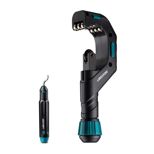 LIBRATON rezalnik cevi 6–70 mm (VELIKE) - z orodjem za posnemanje robov