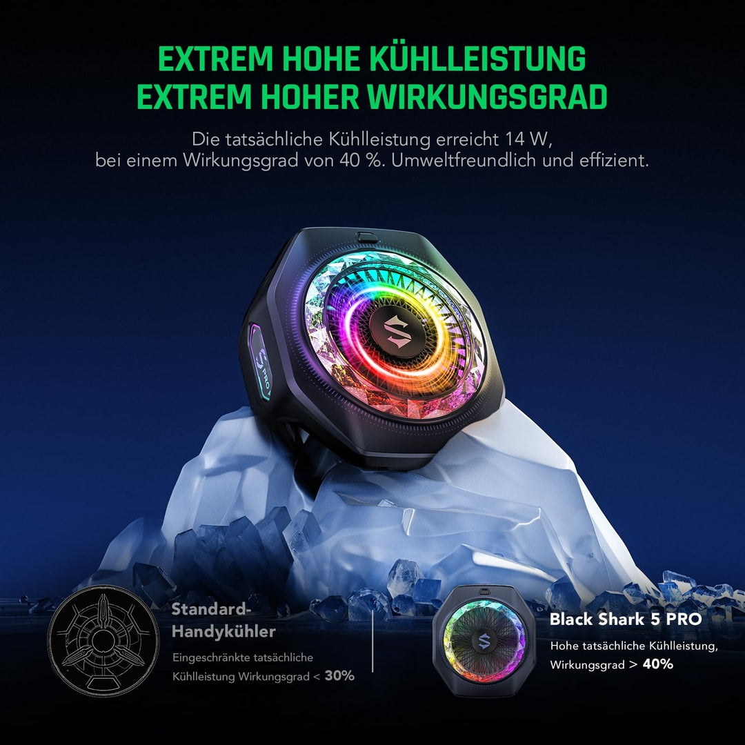 Black Shark 5 Pro – magnetni hladilnik z RGB osvetlitvijo