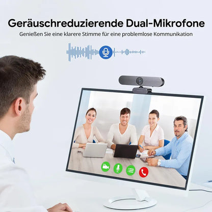 💡 DEPSTECH DW50 Pro 4K spletna kamera, 8MP, 3x zoom, Sony CMOS senzor, USB-A/USB-C, mikrofon