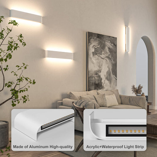 💡 LED stenska svetilka ChangM 16W, 4000K, 40cm, IP65 - POŠKODOVANA (glej sliko)