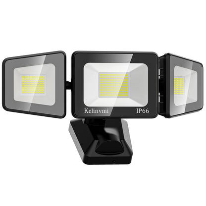 KELINVMI LED zunanji reflektor 120W – 12000 lm, IP66, 4500K toplo bela