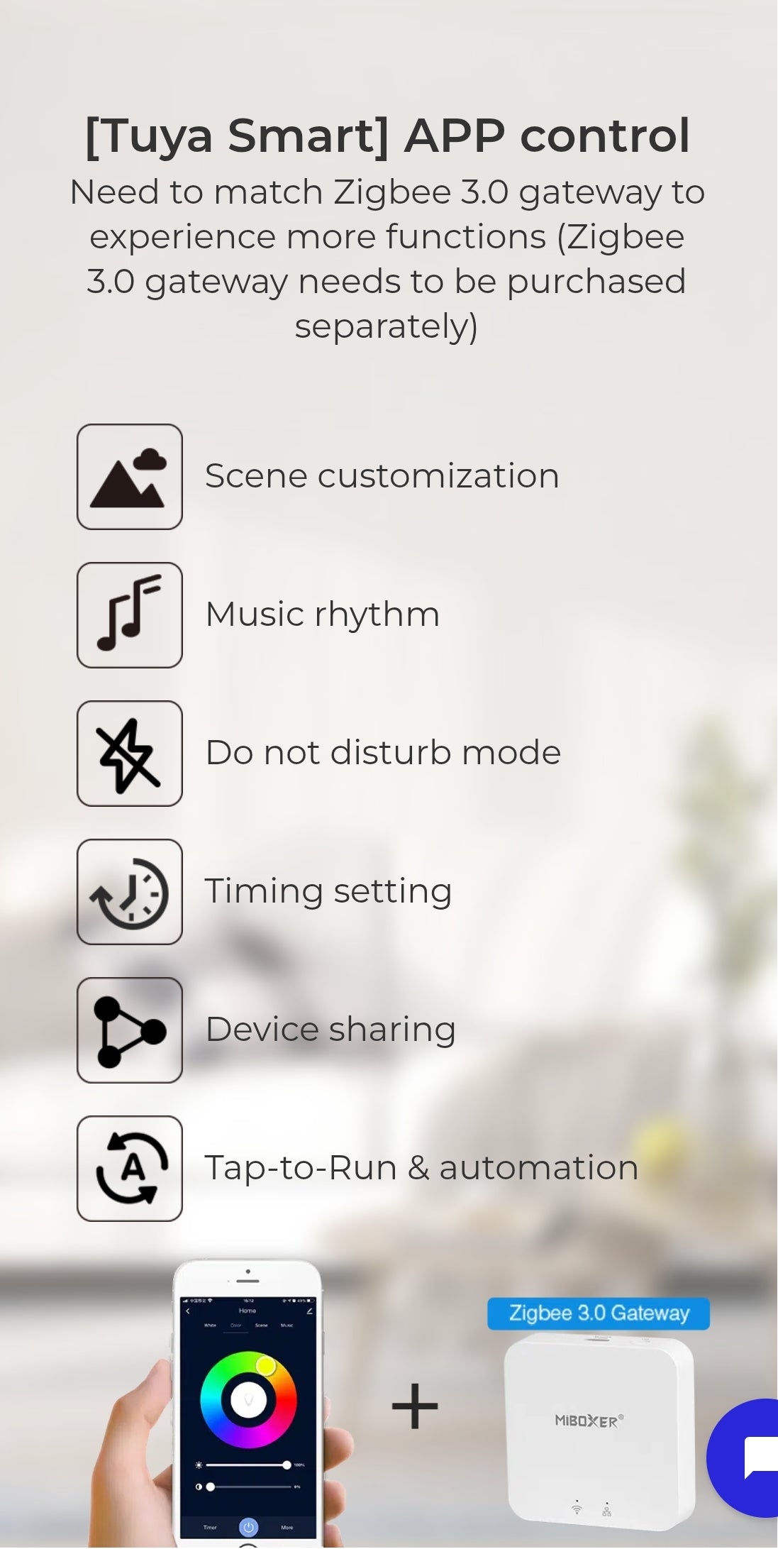 MiBOXER FUT037Z+ 3 v 1 LED krmilnik (Zigbee 3.0 + 2.4 GHz)