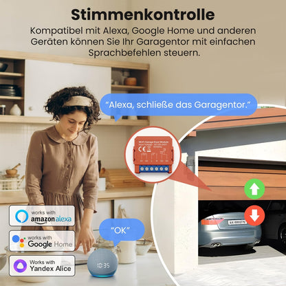 MIUCDA pametni WiFi modul za garažna vrata – Tuya / Smart Life