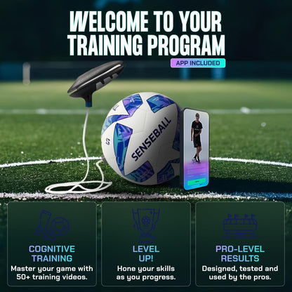 SenseBall profesionalna nogometna žoga za trening z aplikacijo