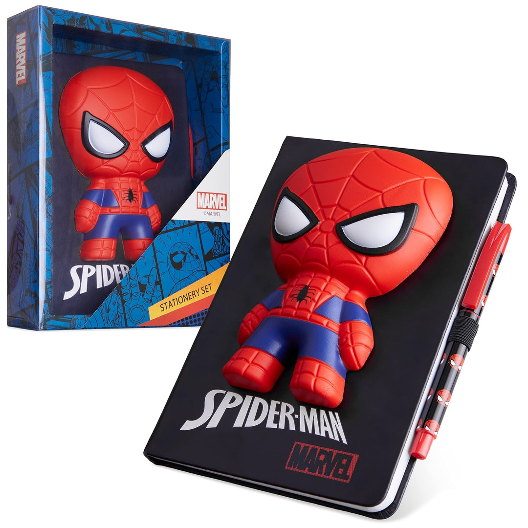 Original Marvel Spiderman A5 zvezek in kulica – 3D pisarniški set