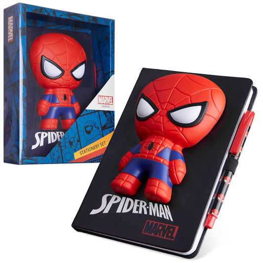 Original Marvel Spiderman A5 zvezek in kulica – 3D pisarniški set