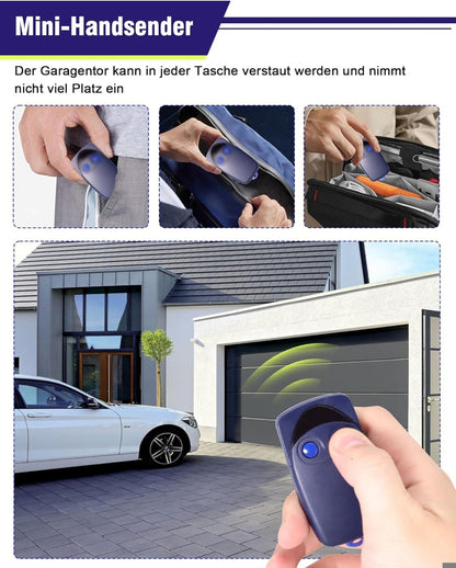 2x Daljinec za garažna vrata NICE FLO1 / FLO2 / FLO4 – 433,92 MHz (2 gumba)