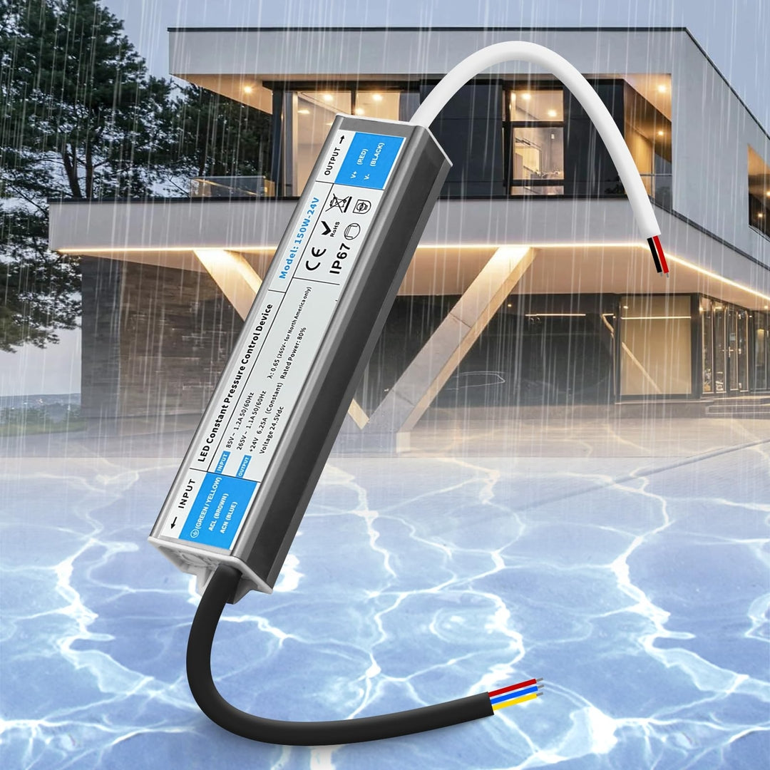 🔌 SUCIKORIO LED napajalnik 24V 150W, 6.25A, IP67, ultra tanek