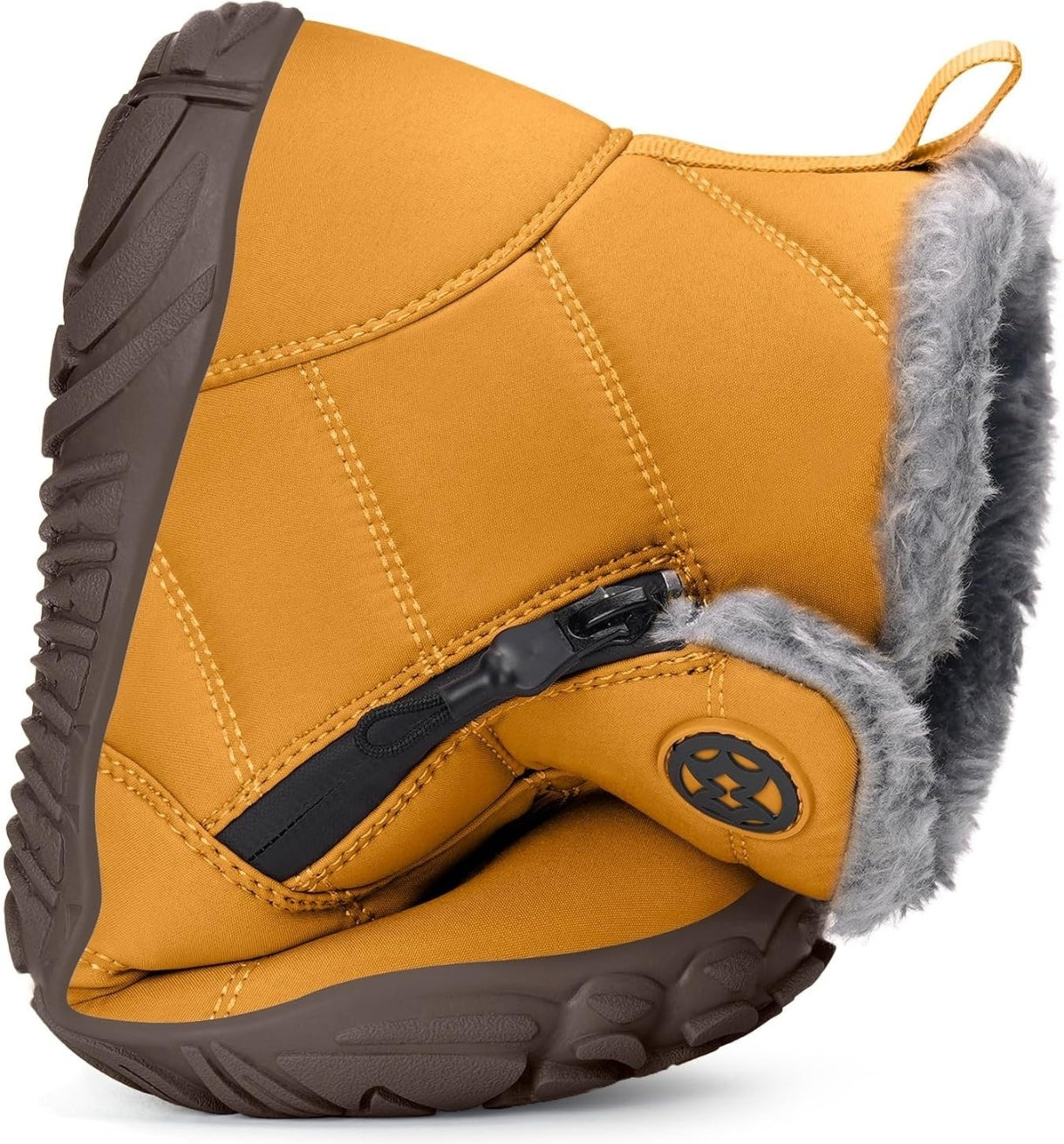 KVbaby podloženi zimski škornji z zadrgo (št. 40, rjavi)