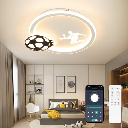 💡 EASY EAGLE LED stropna svetilka – Nogometni dizajn