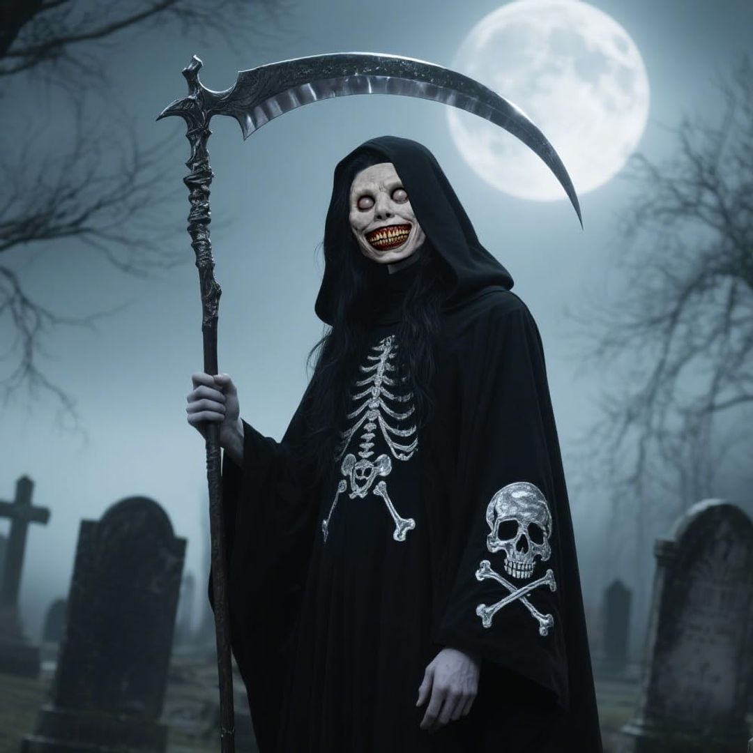 Strašljiva pustna maska "nasmejani demon" - naklikaj.si