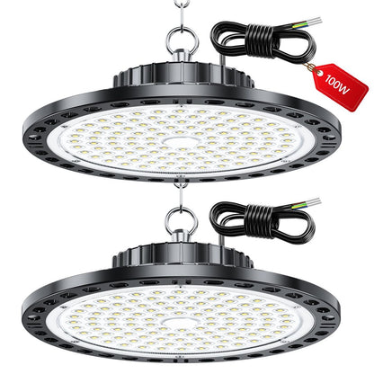 2x LED industrijska svetilka 100W, 10.000lm, 6500K, IP65