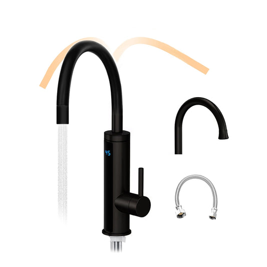 🚰 HOGART električna grelna kuhinjska pipa – 3000W, LED prikaz temperature