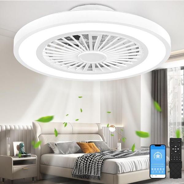 Stropni ventilator z LED lučjo 45W, 54cm, wifi, daljinec - RAZSTAVNI EKSPONAT - KOT NOV
