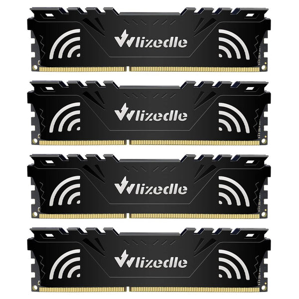 Wlizedle DDR3 RAM, 32GB, 1600Mhz, PC3/12800 Kit (4x8GB)