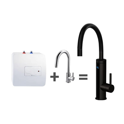 🚰 HOGART električna grelna kuhinjska pipa – 3000W, LED prikaz temperature